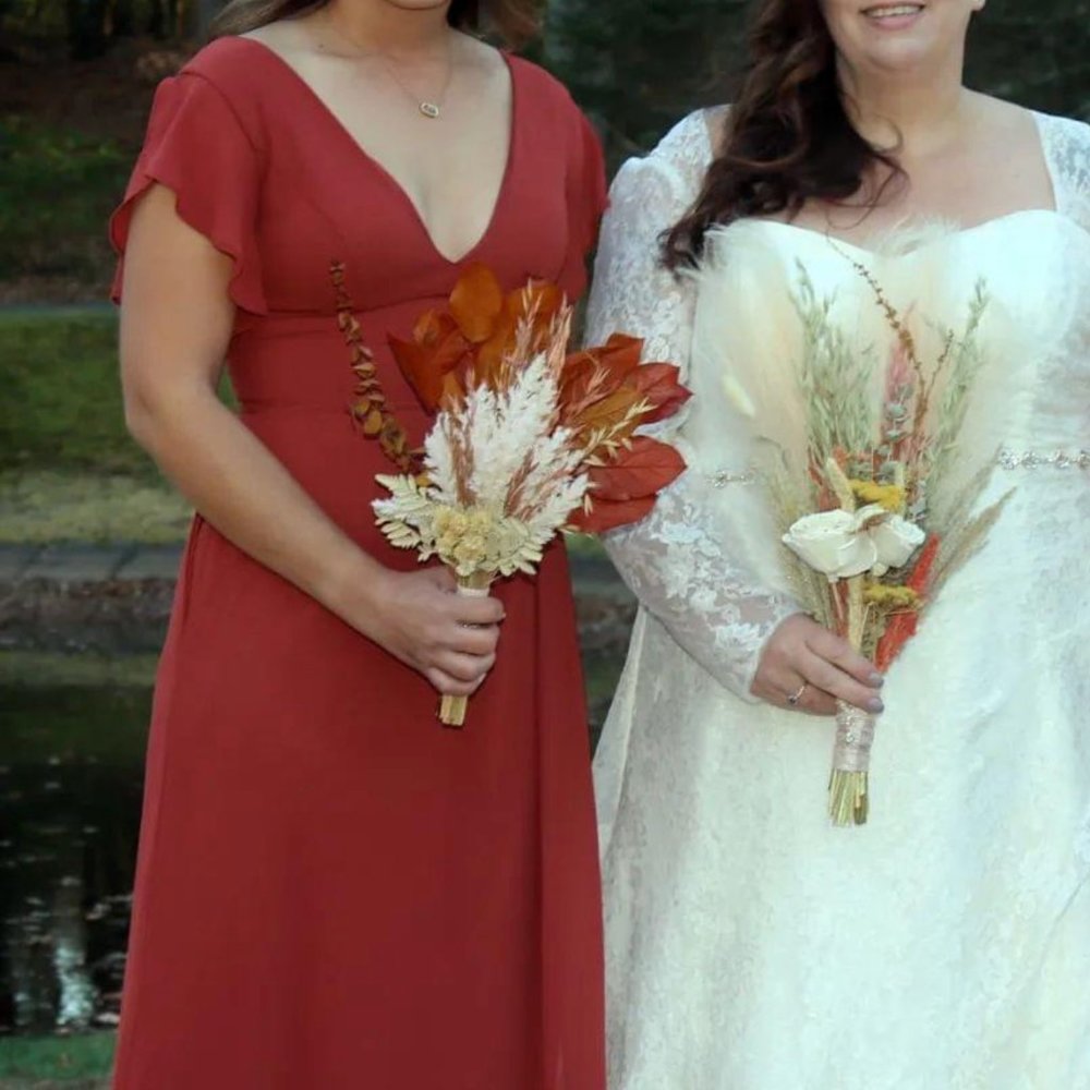 David's Bridal Bridesmaid dress - Cinnamon - Size 2